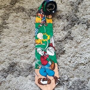 Vintage 1993 Looney Tunes Silk Golf Theme Tie